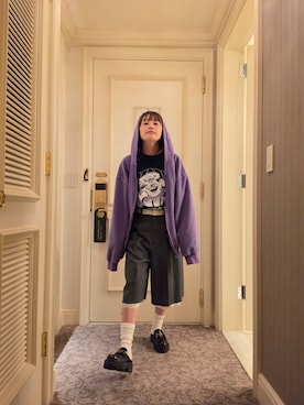 「TEN（テン）のアイテム」を使った、高橋愛さん（レディース・154cm）の夏コーディネート