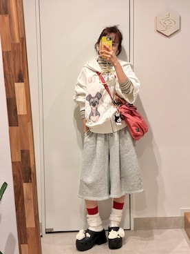 高橋愛さん(レディース・154cm)の秋コーディネート