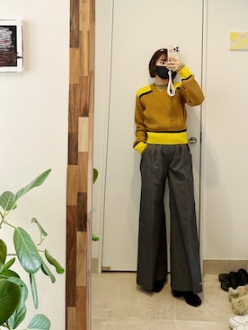 「fukuu（フクウ）のアイテム」を使った、高橋愛さん（レディース・154cm）の冬コーディネート