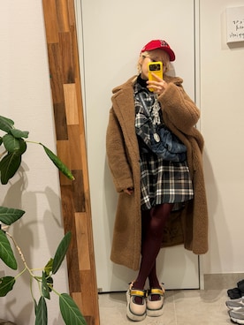 「Sacai（サカイ）のアイテム」を使った、高橋愛さん（レディース・154cm）の春コーディネート