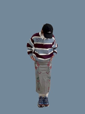 「MM6 Maison Margiela（ｴﾑｴﾑｼｯｸｽ ﾒｿﾞﾝ ﾏﾙｼﾞｪﾗ）のアイテム」を使った、高橋愛さん（レディース・154cm）の春コーディネート