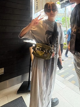 「TOGA(トーガ)のアイテム」を使った、高橋愛さん(レディース・154cm)の夏コーディネート