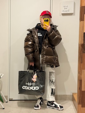 高橋愛さん（レディース・154cm）の冬コーディネート