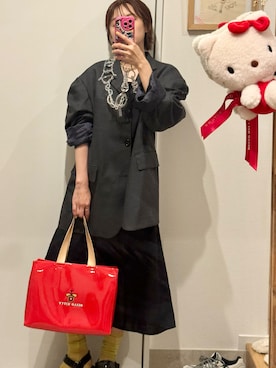 「NO NAME（ノーネーム）のアイテム」を使った、高橋愛さん（レディース・154cm）の春コーディネート