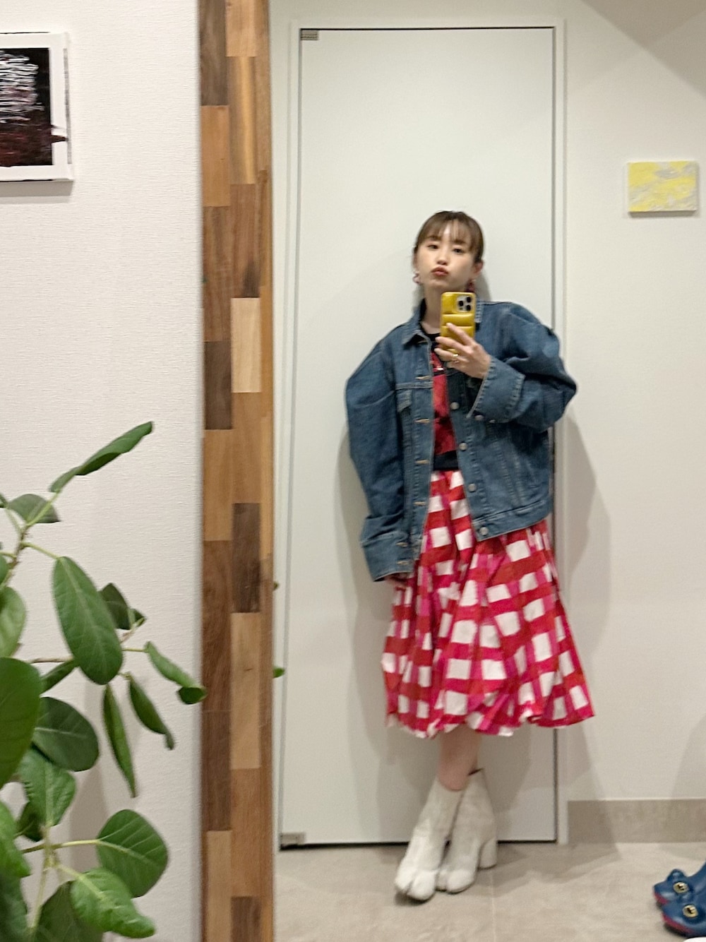 高橋愛｜ユニクロマルニのスカートを使ったコーディネート - WEAR 