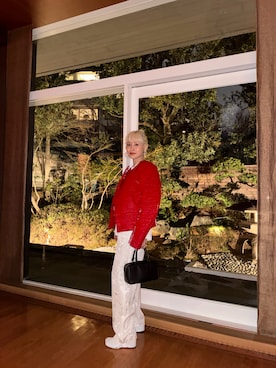 「agnes b.（アニエスベー）のアイテム」を使った、高橋愛さん（レディース・154cm）の春コーディネート