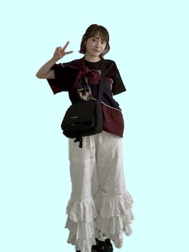「Freada（フリーダ）のアイテム」を使った、高橋愛さん（レディース・154cm）の春コーディネート