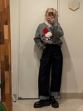 高橋愛さん（レディース・154cm）の秋コーディネート