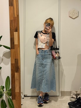 高橋愛さん（レディース・154cm）の夏コーディネート