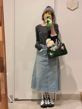 高橋愛さん(レディース・154cm)の夏コーディネート