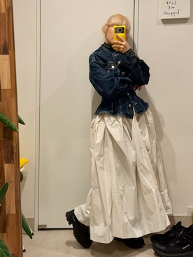 「MARNI（マルニ）のアイテム」を使った、高橋愛さん（レディース・154cm）の冬コーディネート