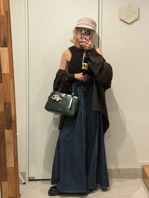 SHAGGY AMERICAN SLEEVE KNIT TOPS（その他トップス）｜CLANE