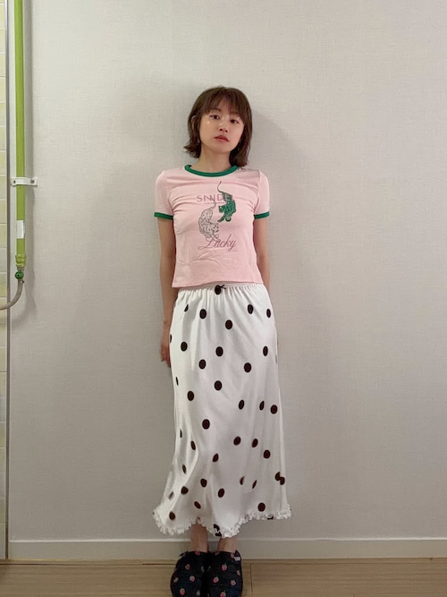 MAISON SPECIAL ドットスカート MAISON SPECIAL(メゾンスペシャル)｜Dot Frill Midi-length Skirt