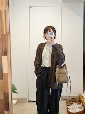 「ふくうコーデ」｜高橋愛さん（レディース・154cm）の冬コーディネート