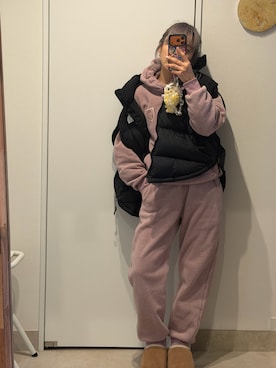 「MM6 Maison Margiela（ｴﾑｴﾑｼｯｸｽ ﾒｿﾞﾝ ﾏﾙｼﾞｪﾗ）のアイテム（ジャケット/アウター）」を使った、高橋愛さん（レディース・154cm）の冬コーディネート