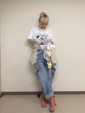 「アイテム（雑貨/ホビー）」を使った、高橋愛さん（レディース・154cm）の秋コーディネート