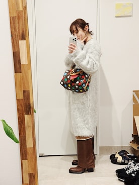 「DEICY（デイシー）のアイテム」を使った、高橋愛さん（レディース・154cm）の秋コーディネート