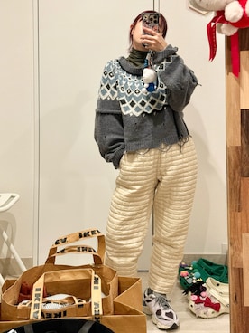 「高橋愛」｜高橋愛さん（レディース・154cm）の冬コーディネート