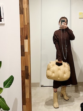 「高橋愛コラボ」｜高橋愛さん（レディース・154cm）の秋コーディネート