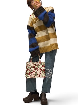 「LOEWE」｜高橋愛さん（レディース・154cm）の秋コーディネート