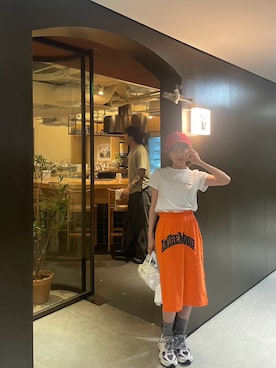 「BEAMS（ビームス）のアイテム」を使った、高橋愛さん（レディース・154cm）の春コーディネート