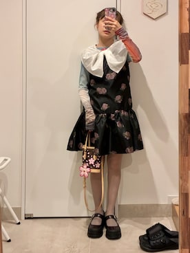 「LOUIS VUITTON（ルイヴィトン）のアイテム」を使った、高橋愛さん（レディース・154cm）の春コーディネート