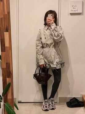 「HOLIDAY（ホリデイ）のアイテム」を使った、高橋愛さん（レディース・154cm）の春コーディネート