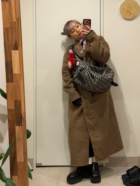 「MARNI」｜高橋愛さん（レディース・154cm）の冬コーディネート