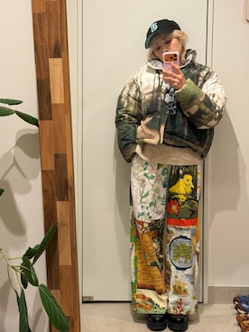 「アイテム（ダウンジャケット/コート）」を使った、高橋愛さん（レディース・154cm）の秋コーディネート