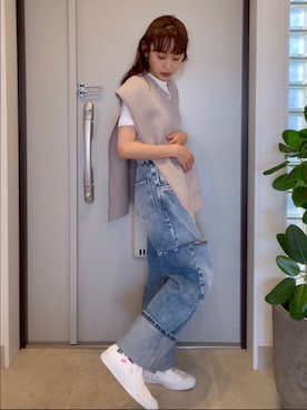 「154cm」｜高橋愛さん（レディース・154cm）の秋コーディネート