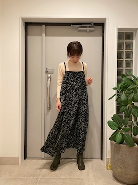 「ラブアンドピースプロジェクト」｜高橋愛さん（レディース・154cm）の秋コーディネート