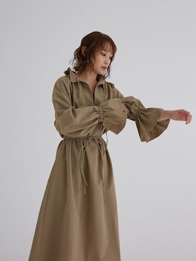 「高橋愛」｜「アイテム（ワンピース）」を使った、高橋愛さん（レディース・154cm）の秋コーディネート