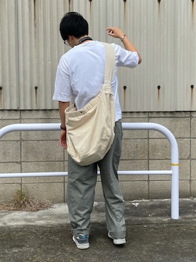 白 Nikeのスニーカーを使ったコーディネート Wear