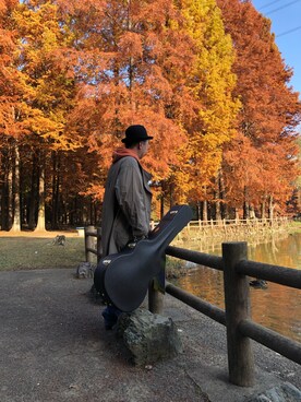 「niko and...（ニコアンド）のアイテム（トレンチコート）」を使った、KAZUNOさん（メンズ・180cm）の冬コーディネート