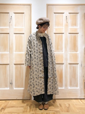 「新作」｜「アイテム（その他）」を使った、mizukiさん（レディース・155cm）の秋コーディネート