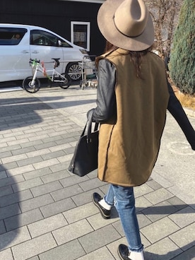 h’’さん(レディース・159cm)の冬コーディネート