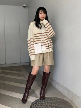 ななさん（レディース・163cm）の秋コーディネート