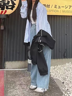 「CORNERS（コーナーズ）のアイテム（ショルダーバッグ）」を使った、ななさん（レディース・163cm）の夏コーディネート