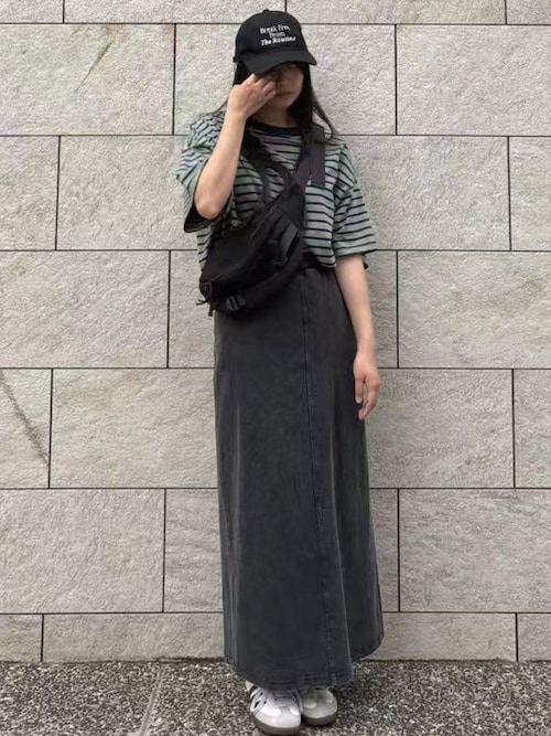 CORNERS by yui カラーボーダー半袖トップス（Tシャツ