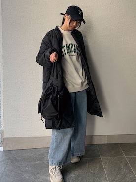 「CORNERS（コーナーズ）のアイテム（ジャケット/アウター）」を使った、ななさん（レディース・163cm）の秋コーディネート