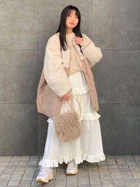 ななさん（レディース・163cm）の冬コーディネート