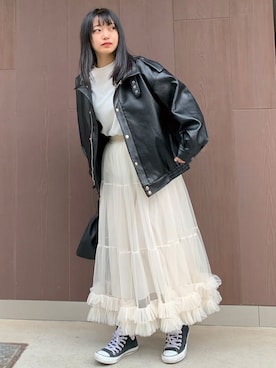 「アイテム（その他）」を使った、ななさん（レディース・163cm）の春コーディネート