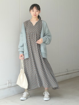 「新作」｜「アイテム（その他）」を使った、ななさん（レディース・163cm）の夏コーディネート