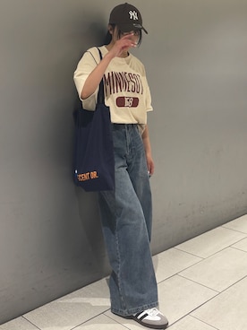 「大人カジュアルコーデ」｜「アイテム（その他）」を使った、ななさん（レディース・163cm）の夏コーディネート