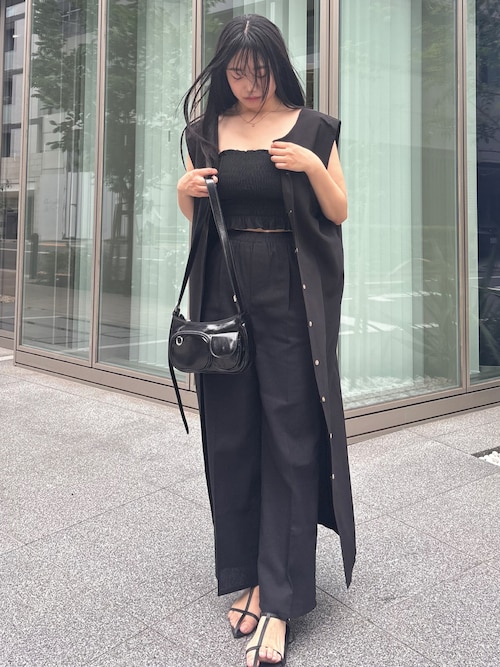 【yui様用】 notch.｜【 notch.by yui 】サスペンダー付きハイウエストパンツ