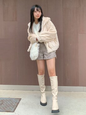 ななさん（レディース・163cm）の冬コーディネート