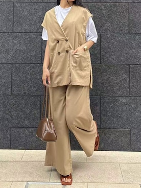 「corners」｜ななさん（レディース・163cm）の夏コーディネート