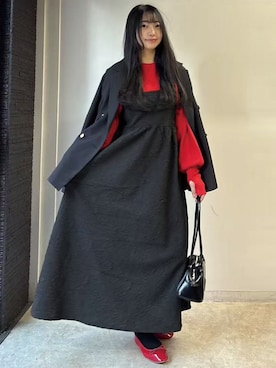 「大人可愛い、春」｜「アイテム（その他）」を使った、ななさん（レディース・163cm）の春コーディネート