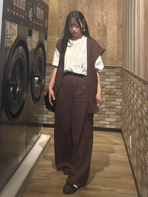 アニマル刺繍Tシャツ