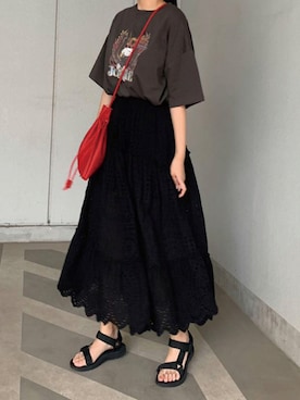 ななさん（レディース・163cm）の夏コーディネート